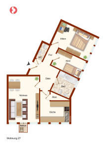 Freie 3 Z.Wohnung Eicken ZentrumsnahAufzug 41061 MG - 3- Mönchengladbach | Angebot:25384917