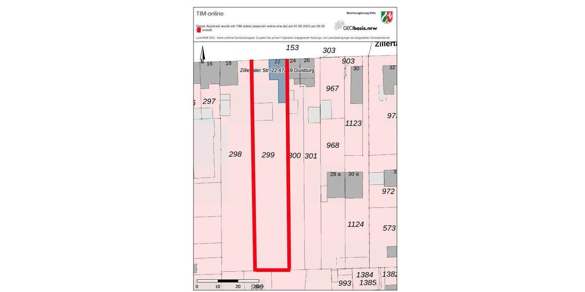 Grundstück Duisburg Buchholz - 1.100.000&euro; | Angebot:25796162