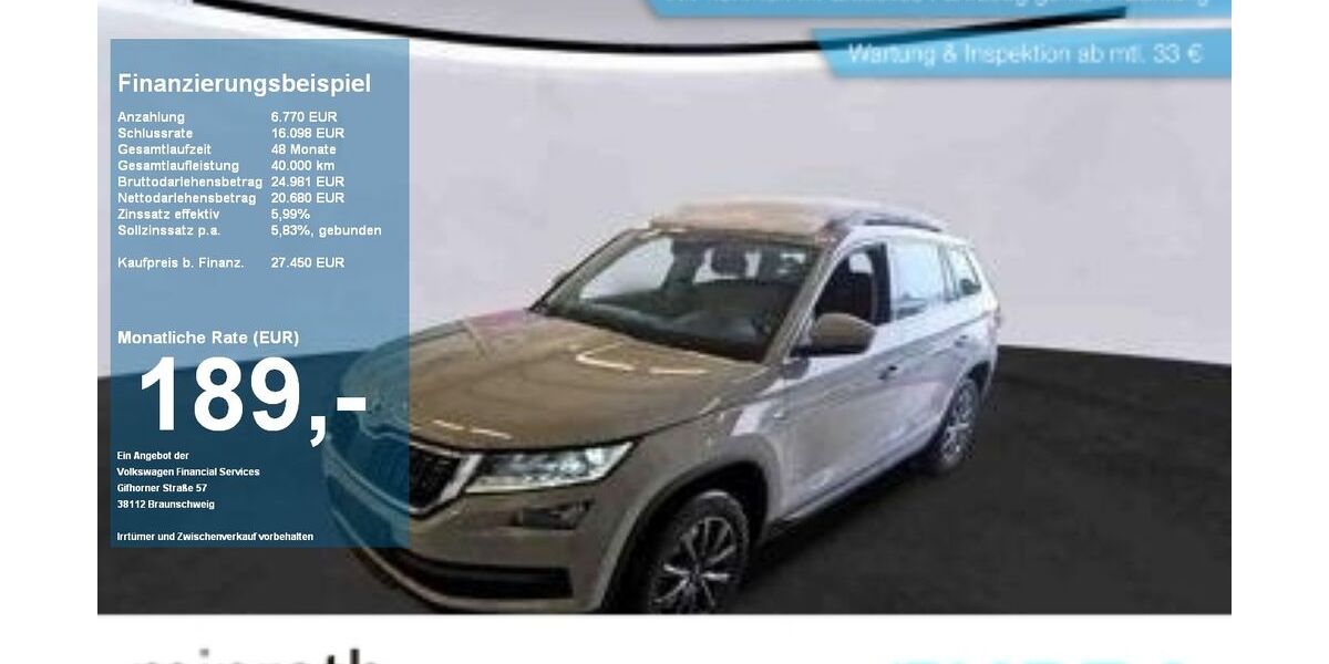Skoda Kodiaq 132.761 km 26.200 &euro; Duisburg-Rheinhausen 47226