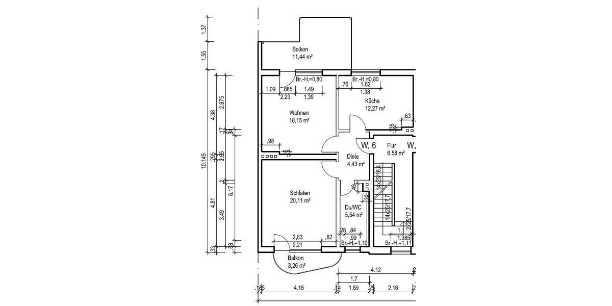 Terrassenwohnung Krefeld Cracau - 2 Zimmer, 67 m&sup2;, 950&euro; | Angebot:26613523
