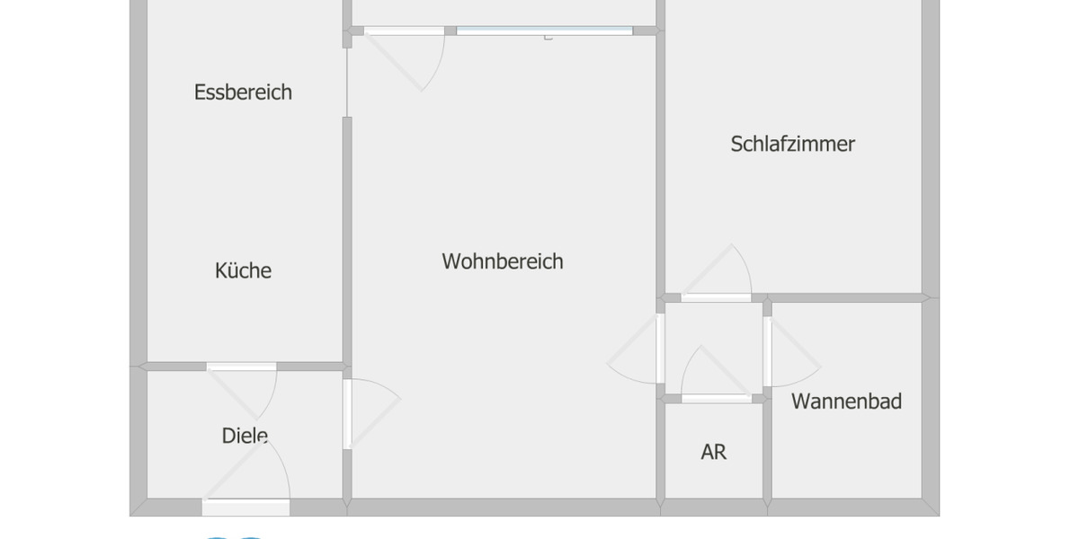Etagenwohnung Duisburg Beeck - 2 Zimmer, 65 m&sup2;, 499&euro; | Angebot:26389114