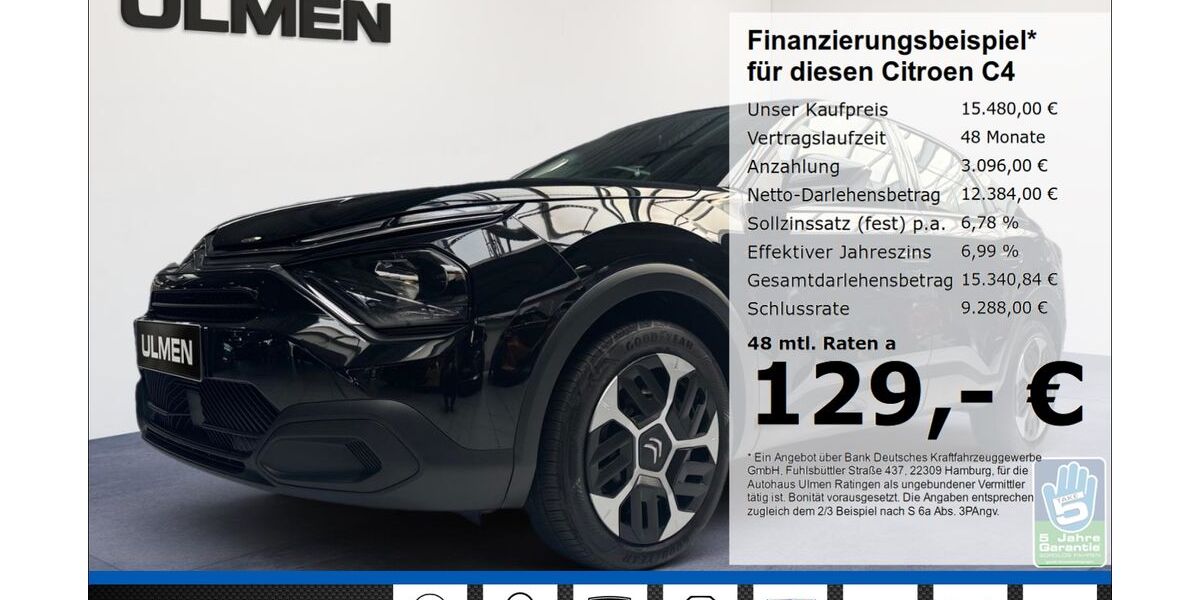 Citroen C4 19.913 km 15.480 &euro; Ratingen 40880