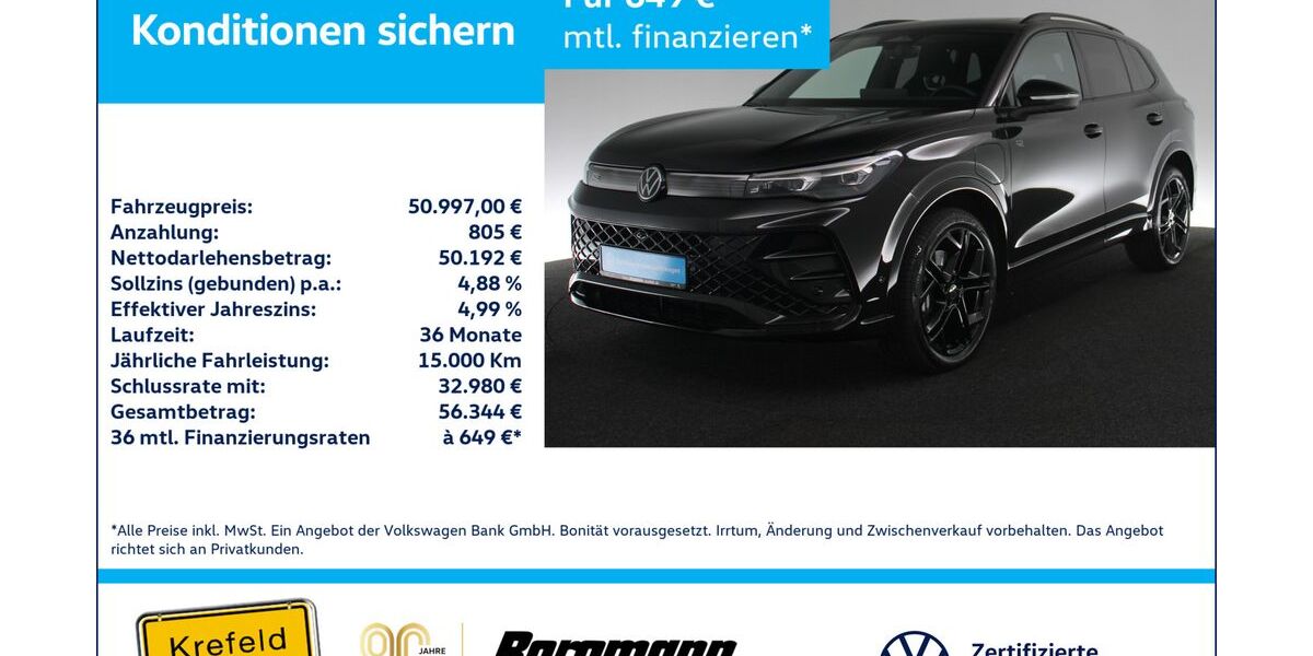 VW Tiguan 13.500 km 50.997 &euro; Krefeld 47803