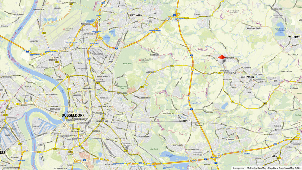 Hoch oben wohnen und die Sonne genießen - Dachgeschoßwohnung Mettmann Metzkausen | Angebot:25919158