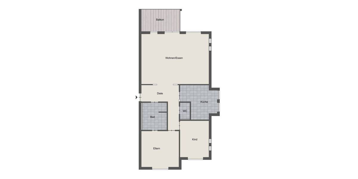 Etagenwohnung Krefeld / Bockum Bockum - 3 Zimmer, 94 m&sup2;, 298.000&euro; | Angebot:26731113