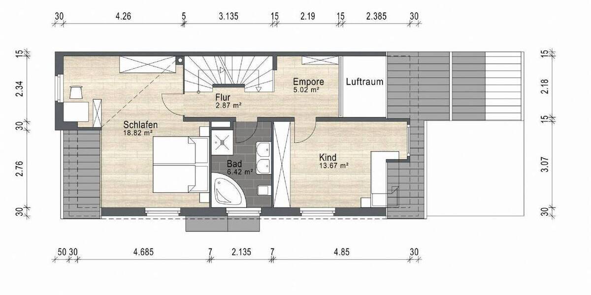 Doppelhaushälfte Neuss Vogelsang - 5 Zimmer, 127 m&sup2;, 699.000&euro; | Angebot:26798113