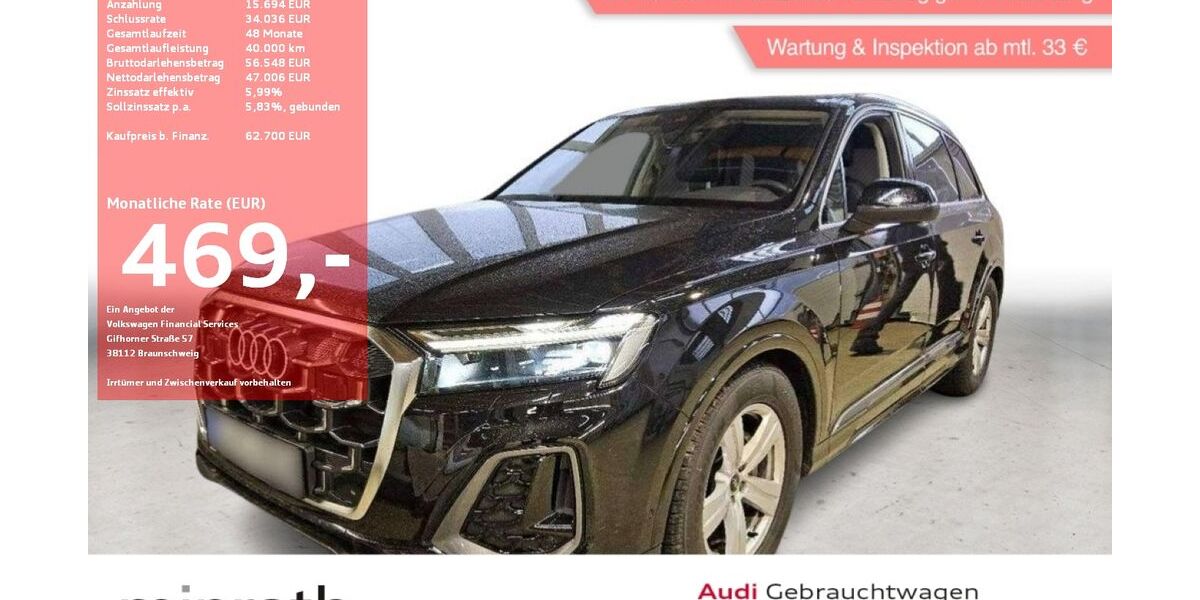 Audi Q7 6.048 km 62.410 &euro; Moers-Hülsdonk 47441