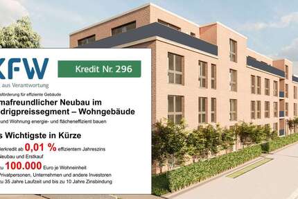 Wohnung Kamp-Lintfort Lintfort - 2.5 Zimmer, 51 m&sup2;, 232.700&euro; | Angebot:23686262