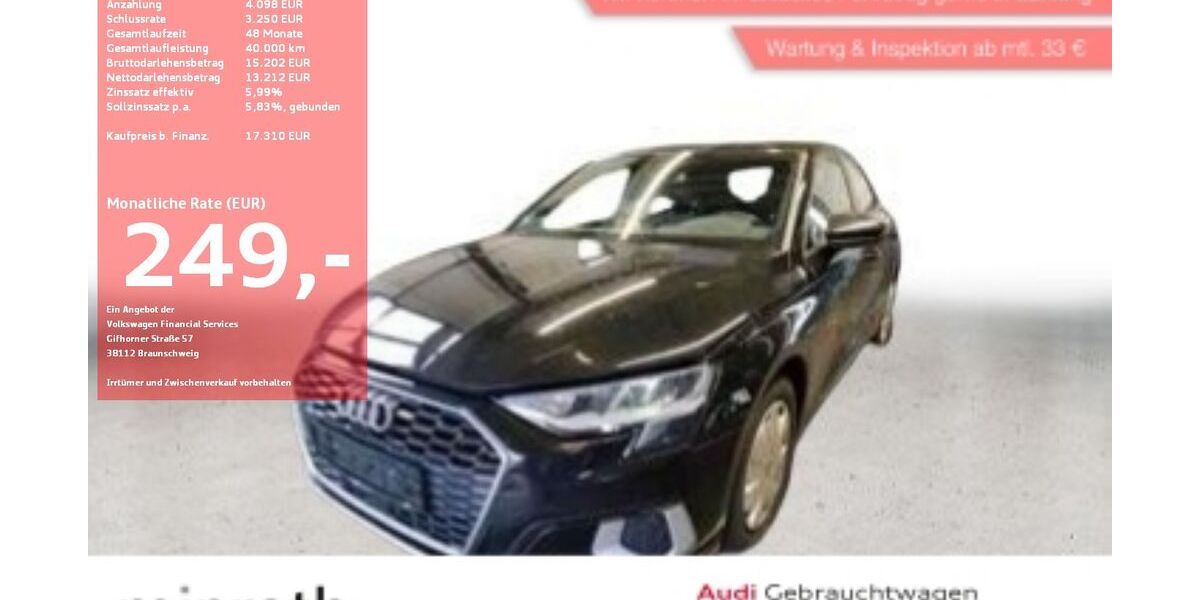 Audi A3 82.740 km 16.810 &euro; Moers-Hülsdonk 47441