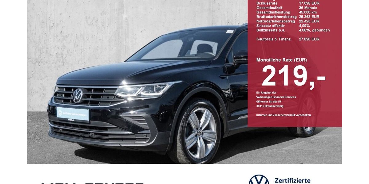 VW Tiguan 44.841 km 27.890 &euro; Düsseldorf 40474