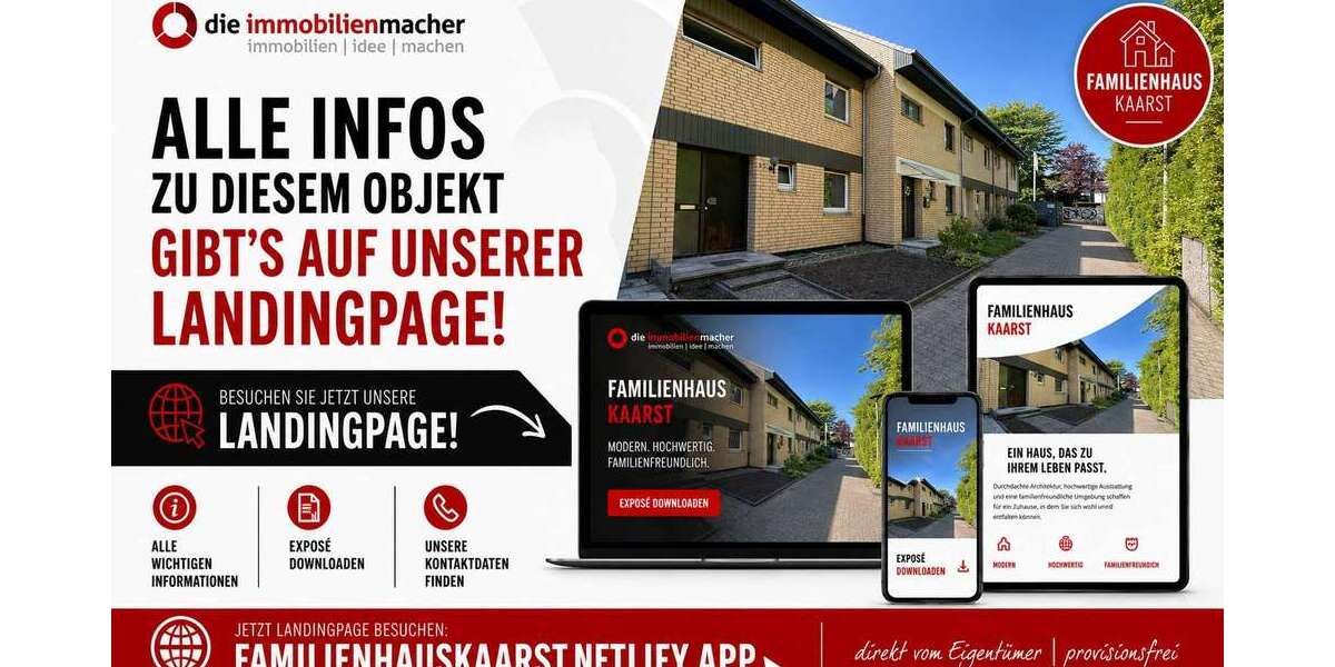 Einfamilienhaus Kaarst - 6 Zimmer, 164 m&sup2;, 469.000&euro; | Angebot:26630458