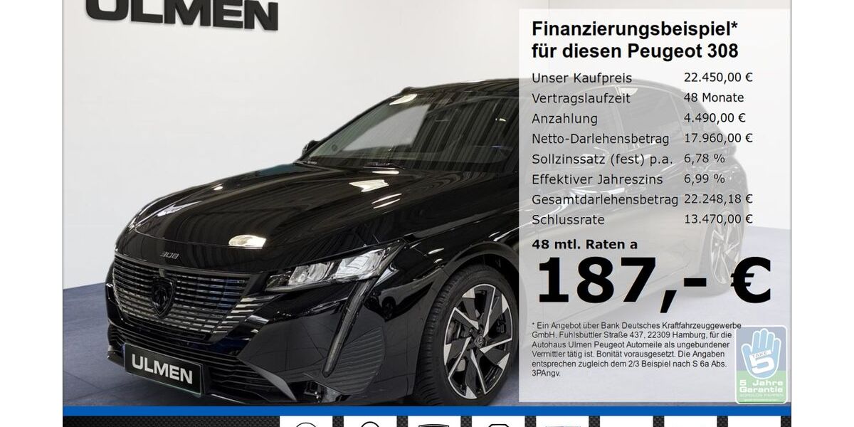 Peugeot 308 16.416 km 22.450 &euro; Düsseldorf 40233