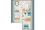 Dachgeschoßwohnung Duisburg Hochheide - 2.5 Zimmer, 49 m&sup2;, 452&euro; | Angebot:26627518