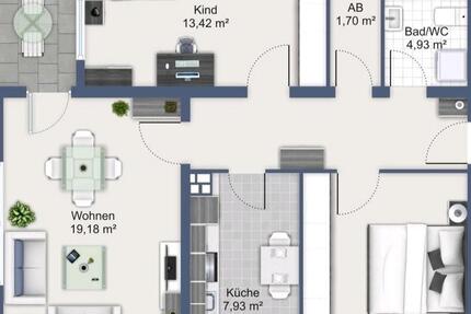 Wohnung Duisburg Walsum - 3 Zimmer, 71 m&sup2;, 149.000&euro; | Angebot:26040235