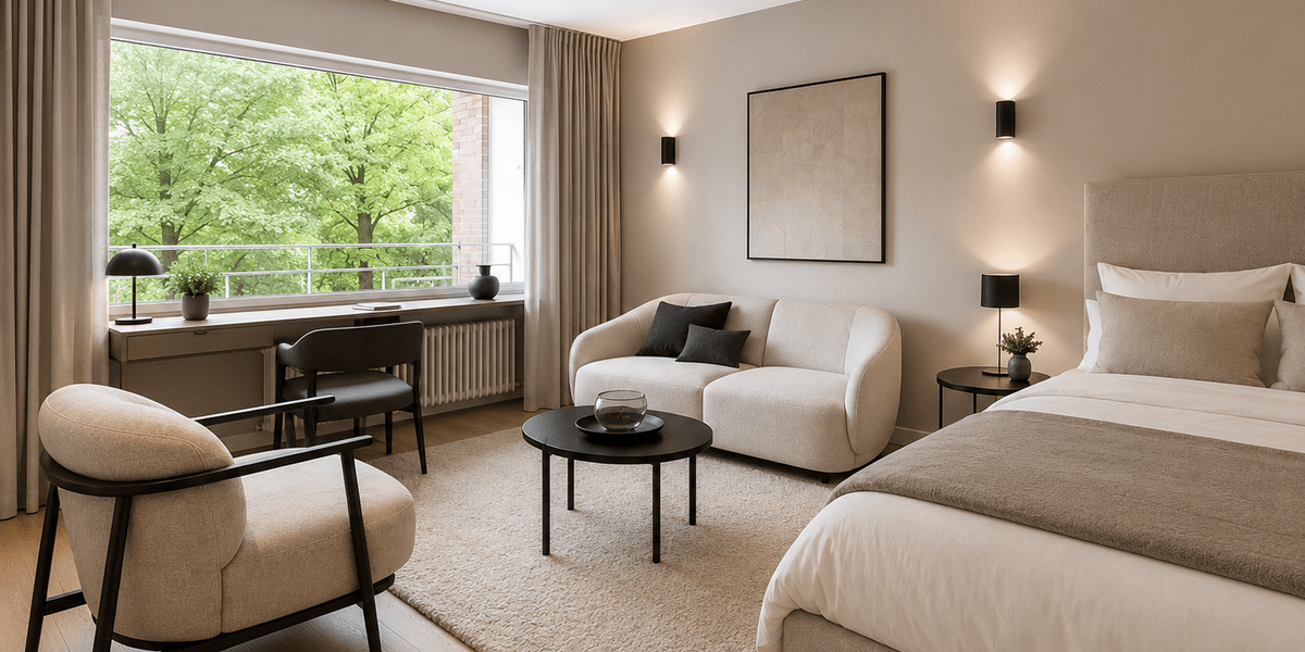 Etagenwohnung Düsseldorf Stadtbezirk 5 - 1 Zimmer, 40 m&sup2;, 295.000&euro; | Angebot:27097138
