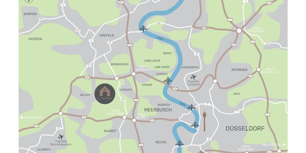 Etagenwohnung Willich Schiefbahn - 2 Zimmer, 140 m&sup2;, 1.040.063&euro; | Angebot:25685732