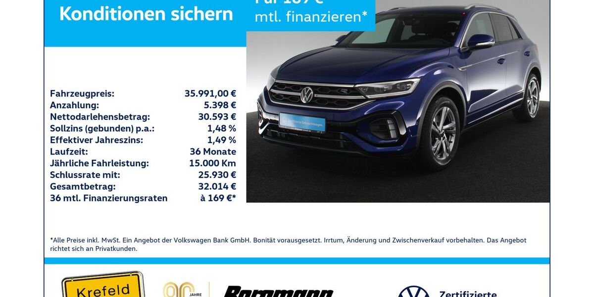 VW T-Roc 13.580 km 35.550 &euro; Krefeld 47803