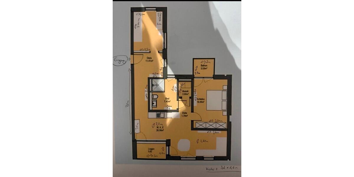 Etagenwohnung Mönchengladbach - 3 Zimmer, 84 m&sup2;, 1.099&euro; | Angebot:25749472
