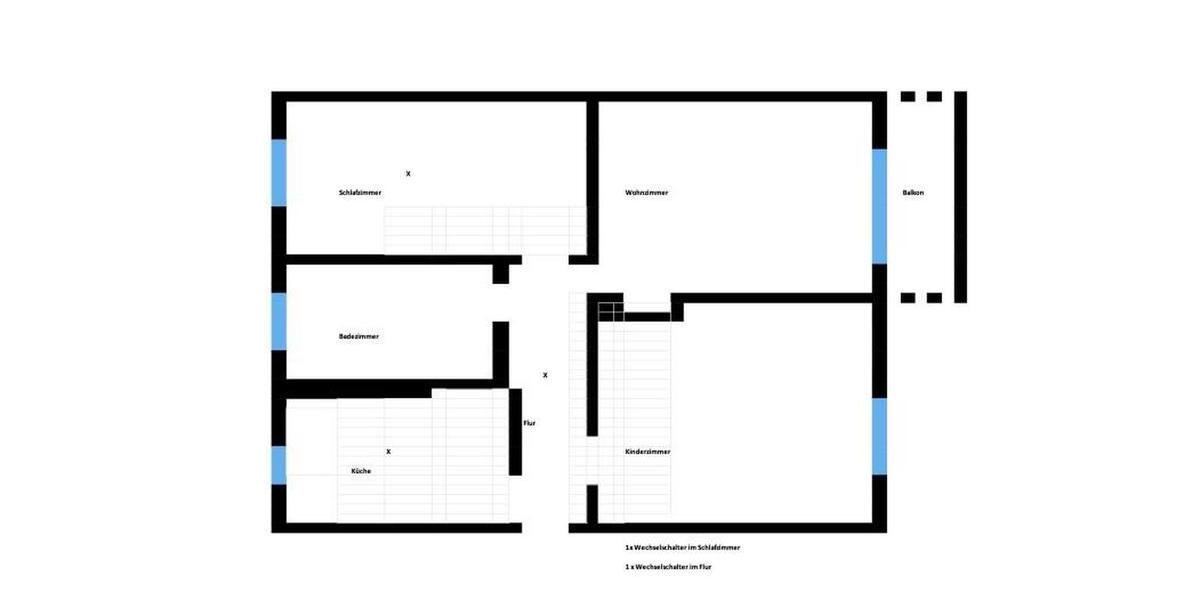 Etagenwohnung Heiligenhaus - 3 Zimmer, 64 m&sup2;, 640&euro; | Angebot:23028516