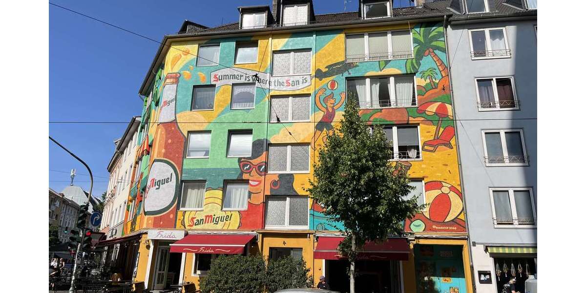 Etagenwohnung Düsseldorf Unterbilk - 3 Zimmer, 75 m&sup2;, 279.000&euro; | Angebot:26696733