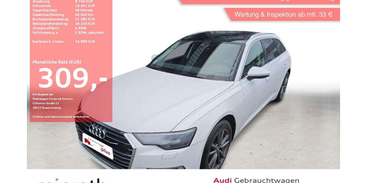 Audi A6 55.585 km 34.730 &euro; Moers-Hülsdonk 47441