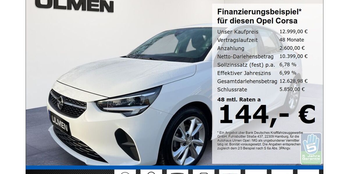 Opel Corsa 38.750 km 12.999 &euro; Düsseldorf 40231