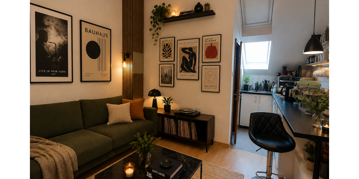 Etagenwohnung Düsseldorf Oberbilk - 2 Zimmer, 33 m&sup2;, 130.000&euro; | Angebot:26786410