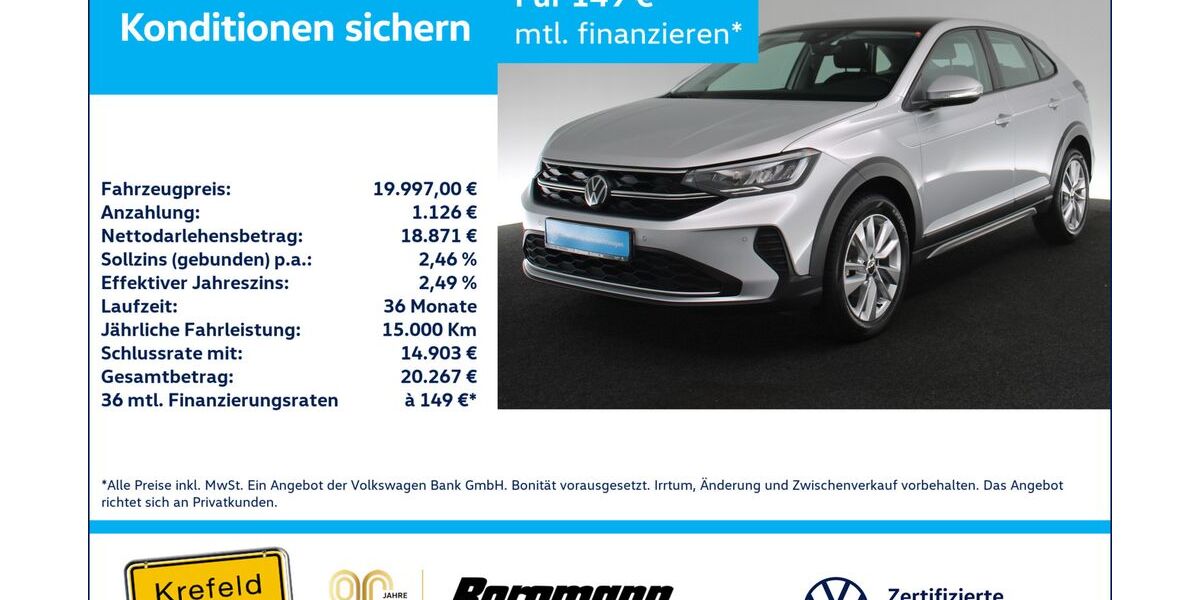 VW Taigo 23.259 km 19.997 &euro; Krefeld 47803