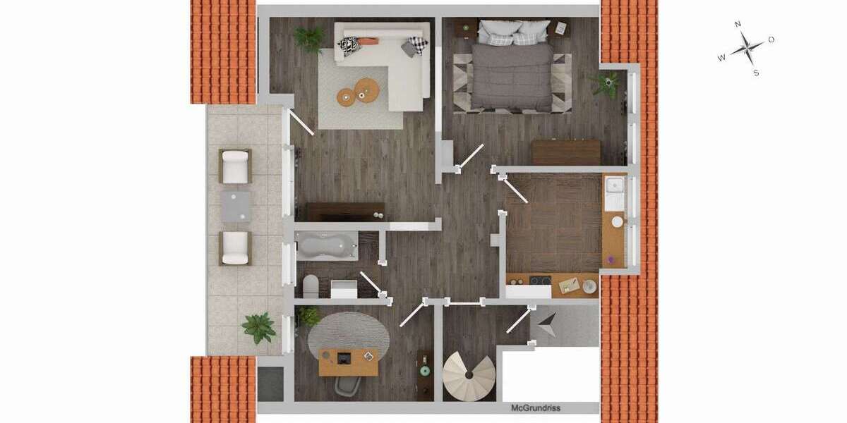 Etagenwohnung Düsseldorf Stadtbezirk 8 - 3 Zimmer, 65 m&sup2;, 220.000&euro; | Angebot:25360813