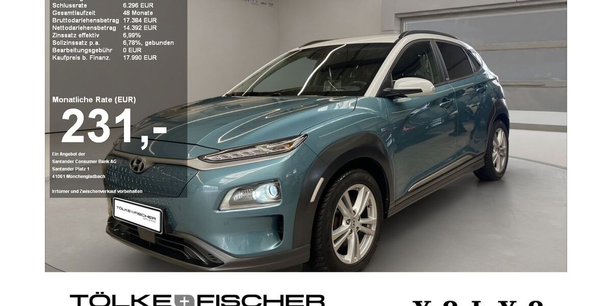 Hyundai KONA Elektro 82.423 km 17.990 &euro; Krefeld 47805