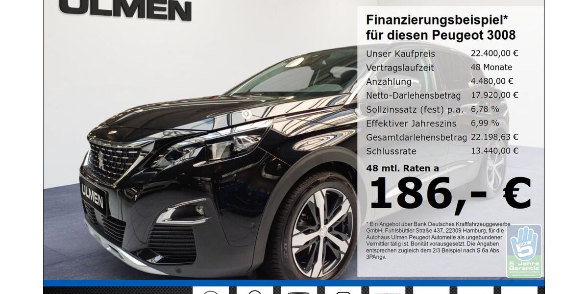 Peugeot 3008 43.674 km 22.400 &euro; Düsseldorf 40233