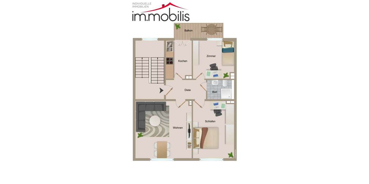 Etagenwohnung Düsseldorf Stadtbezirk 3 - 3 Zimmer, 70 m&sup2;, 319.900&euro; | Angebot:26087474