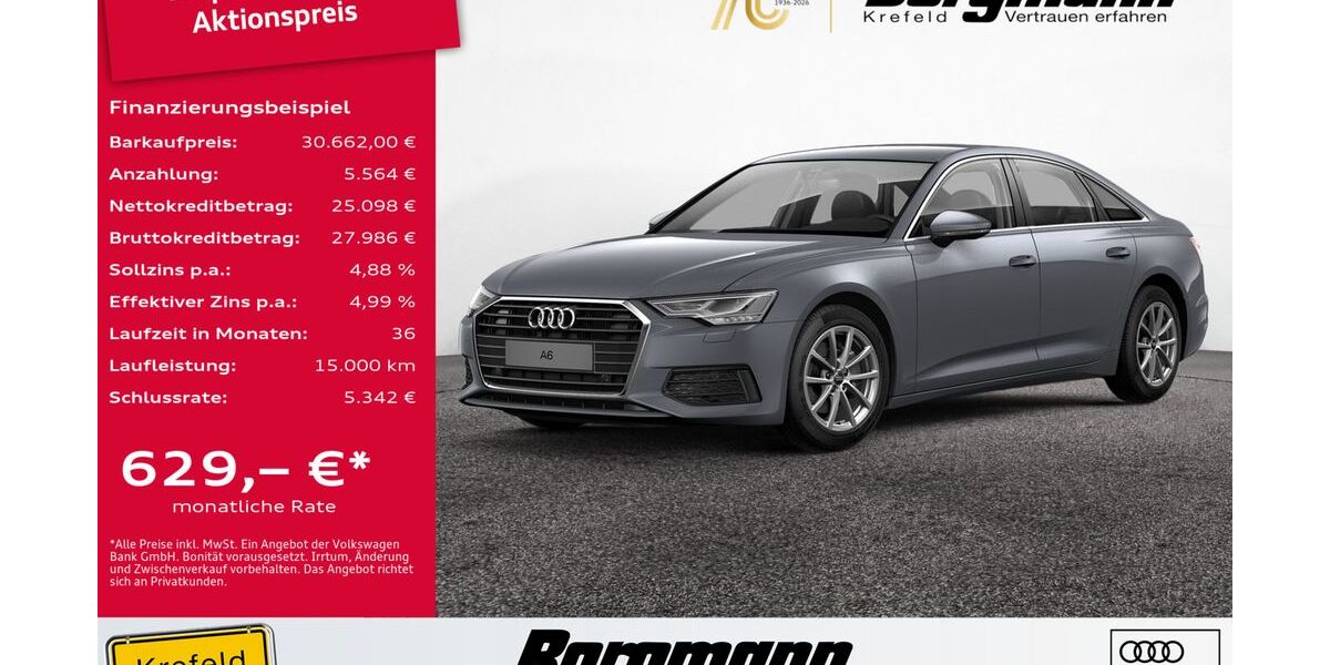 Audi A6 38.531 km 30.662 &euro; Krefeld 47803