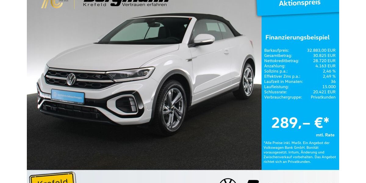 VW T-Roc 25.573 km 32.883 &euro; Krefeld 47803