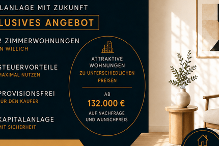 Wohnung Willich - 2 Zimmer, 54 m&sup2;, 162.656&euro; | Angebot:27162101
