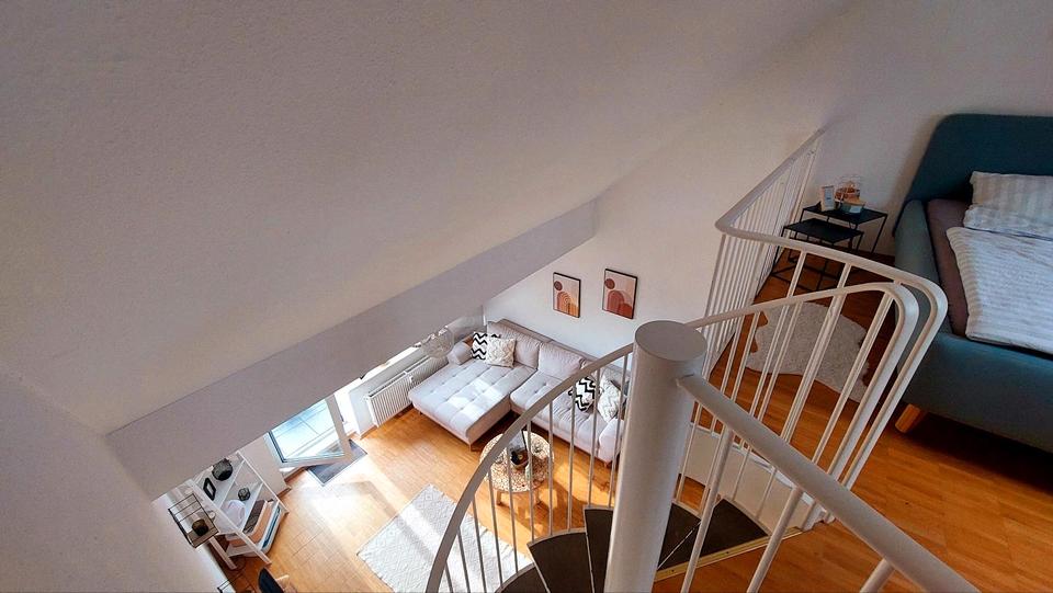 Dachgeschoßwohnung Ratingen Tiefenbroich - 3 Zimmer, 55 m&sup2;, 930&euro; | Angebot:26023005