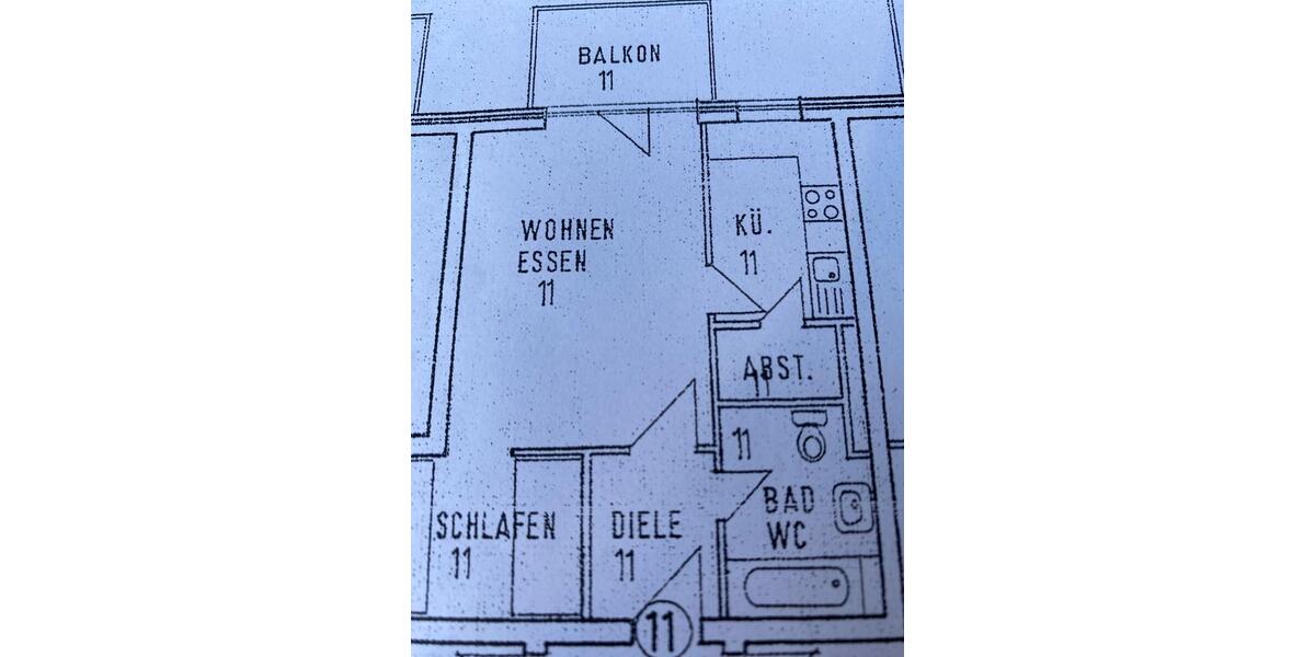 Etagenwohnung Tönisvorst - 1.5 Zimmer, 44 m&sup2;, 590&euro; | Angebot:25967577