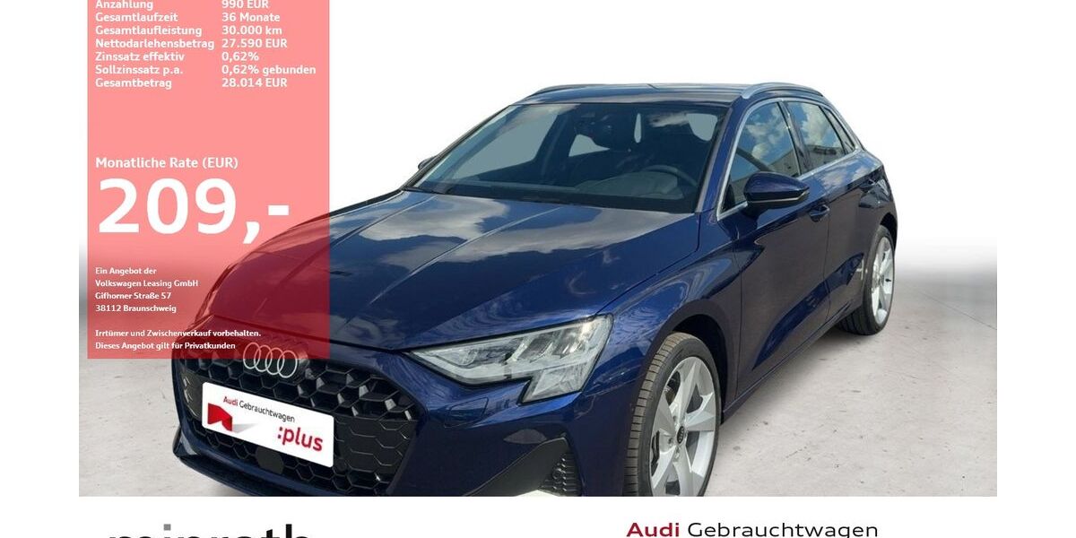 Audi A3 12.023 km 26.290 &euro; Moers-Hülsdonk 47441