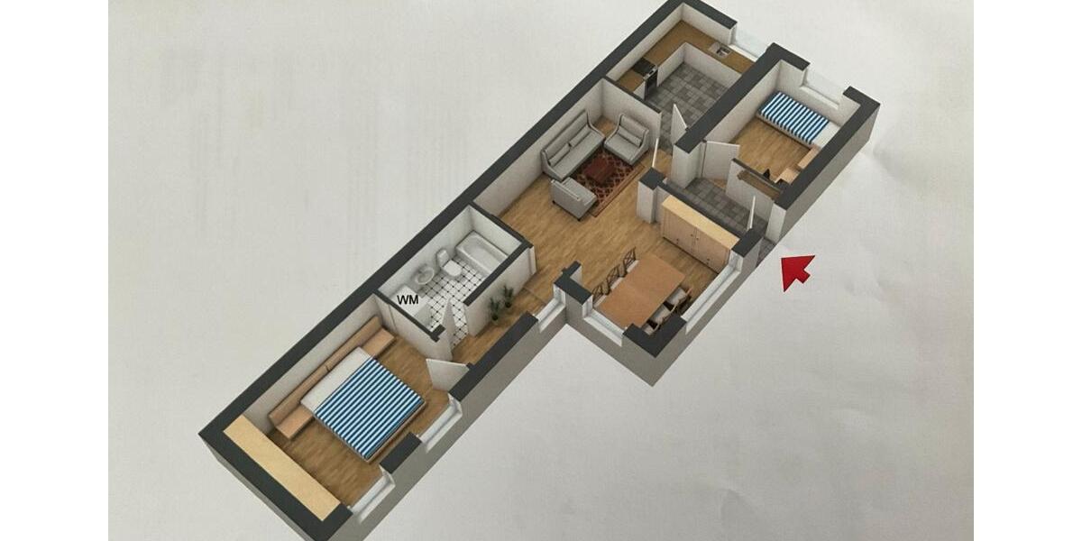 Erdgeschoßwohnung Viersen Boisheim - 4 Zimmer, 68 m&sup2;, 143.000&euro; | Angebot:27023132
