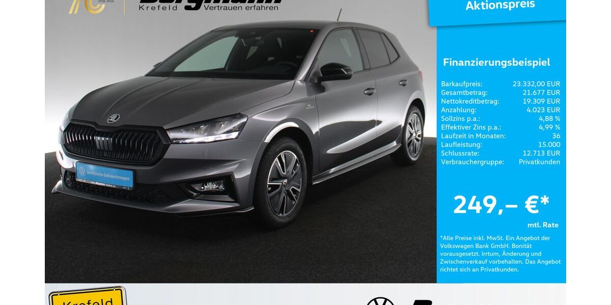 Skoda Fabia 7.190 km 23.332 &euro; Krefeld 47803