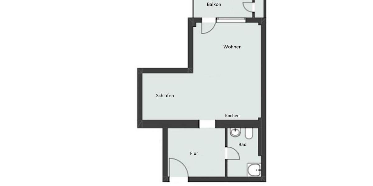 Hochparterre Düsseldorf Derendorf - 1.5 Zimmer, 37 m&sup2;, 940&euro; | Angebot:26038702