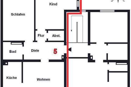 Wohnung Düsseldorf Rath - 3 Zimmer, 76 m&sup2;, 215.000&euro; | Angebot:25986295