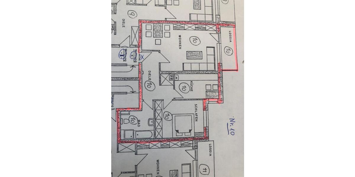 Etagenwohnung Viersen Sittard - 2 Zimmer, 69 m&sup2;, 228.000&euro; | Angebot:26291859