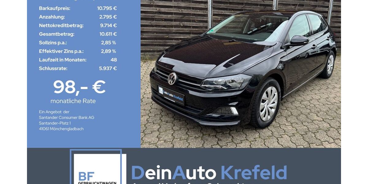 VW Polo 89.265 km 9.989 &euro; Krefeld 47839