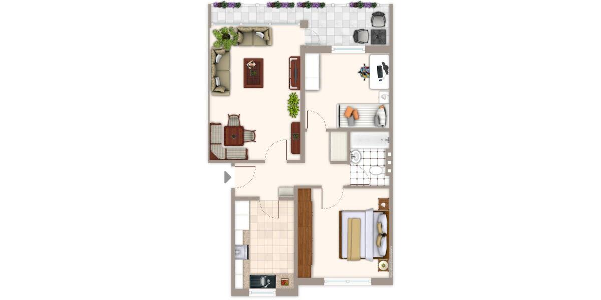 Etagenwohnung Mönchengladbach West - 3 Zimmer, 71 m&sup2;, 719&euro; | Angebot:26264809