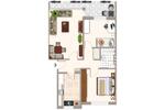 Etagenwohnung Mönchengladbach West - 3 Zimmer, 71 m&sup2;, 719&euro; | Angebot:26264809