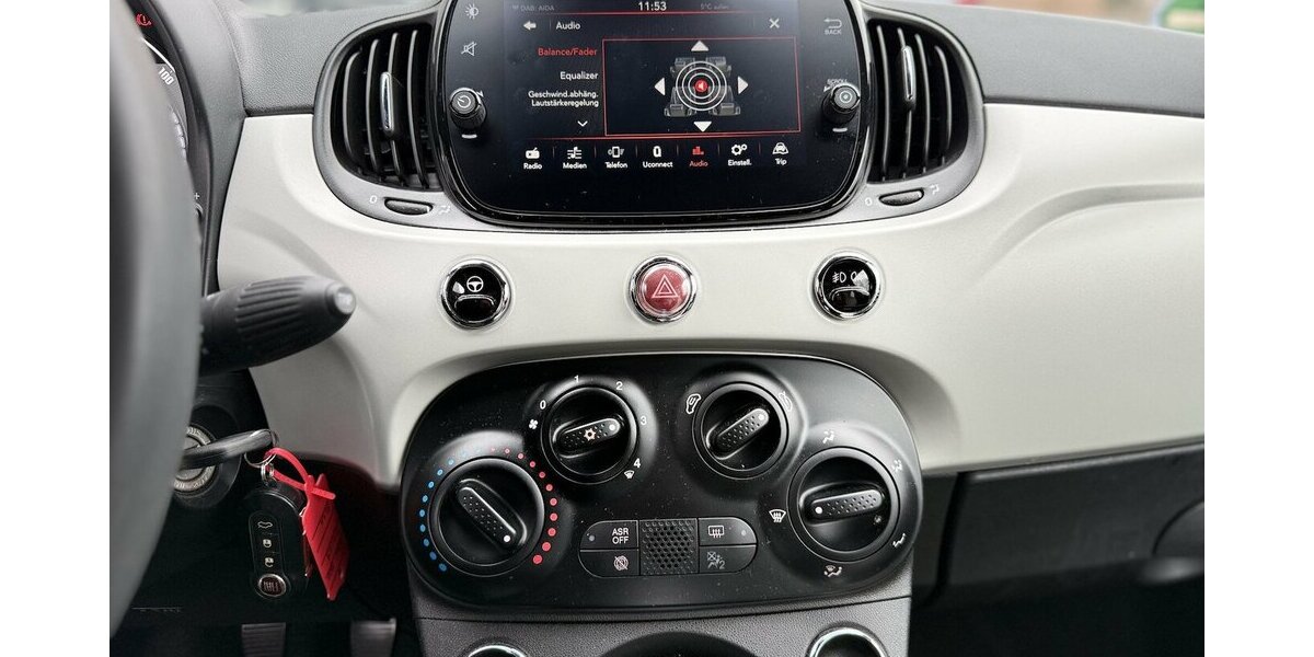 Fiat 500 / 1,2l Star / Cabrio / Klima / Dig.Tacho 50.000 km 11.490 &euro; Mönchengladbach 41066