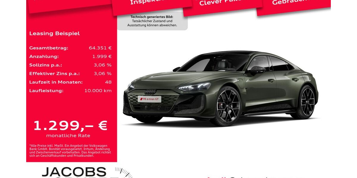 Audi RS e-tron GT 4.233 km 137.870 &euro; Mönchengladbach 41066
