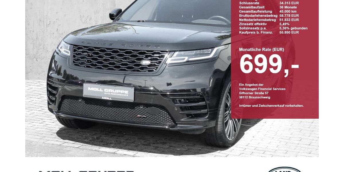 Land Rover Range Rover Velar 35.661 km 55.450 &euro; Düsseldorf 40474