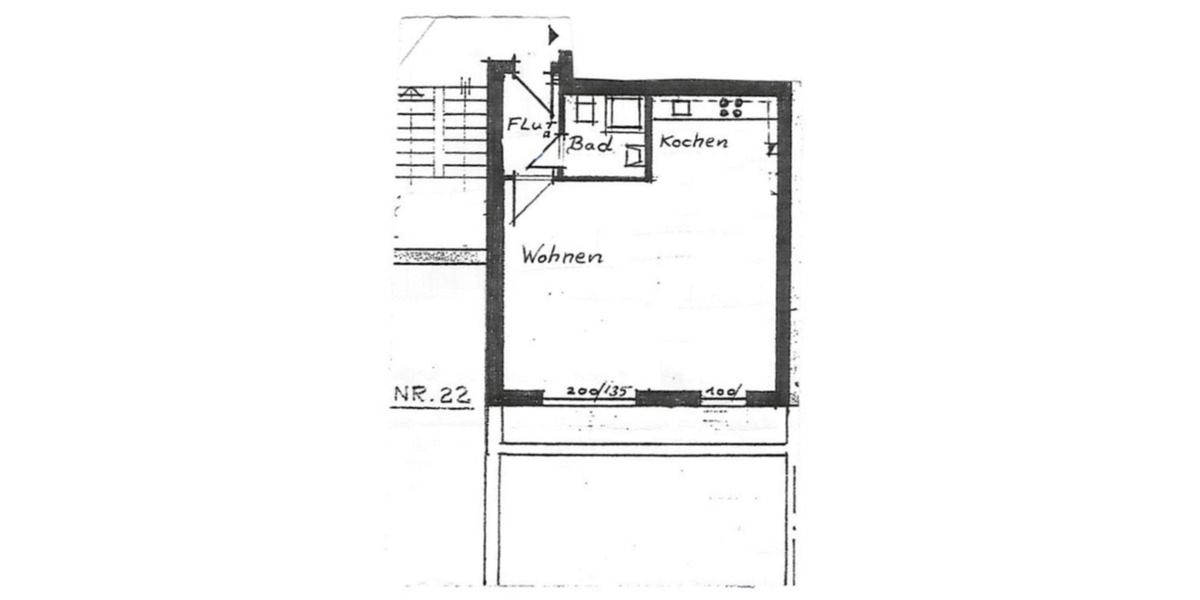 Etagenwohnung Düsseldorf Stadtbezirk 5 - 1 Zimmer, 36 m&sup2;, 445&euro; | Angebot:25791792